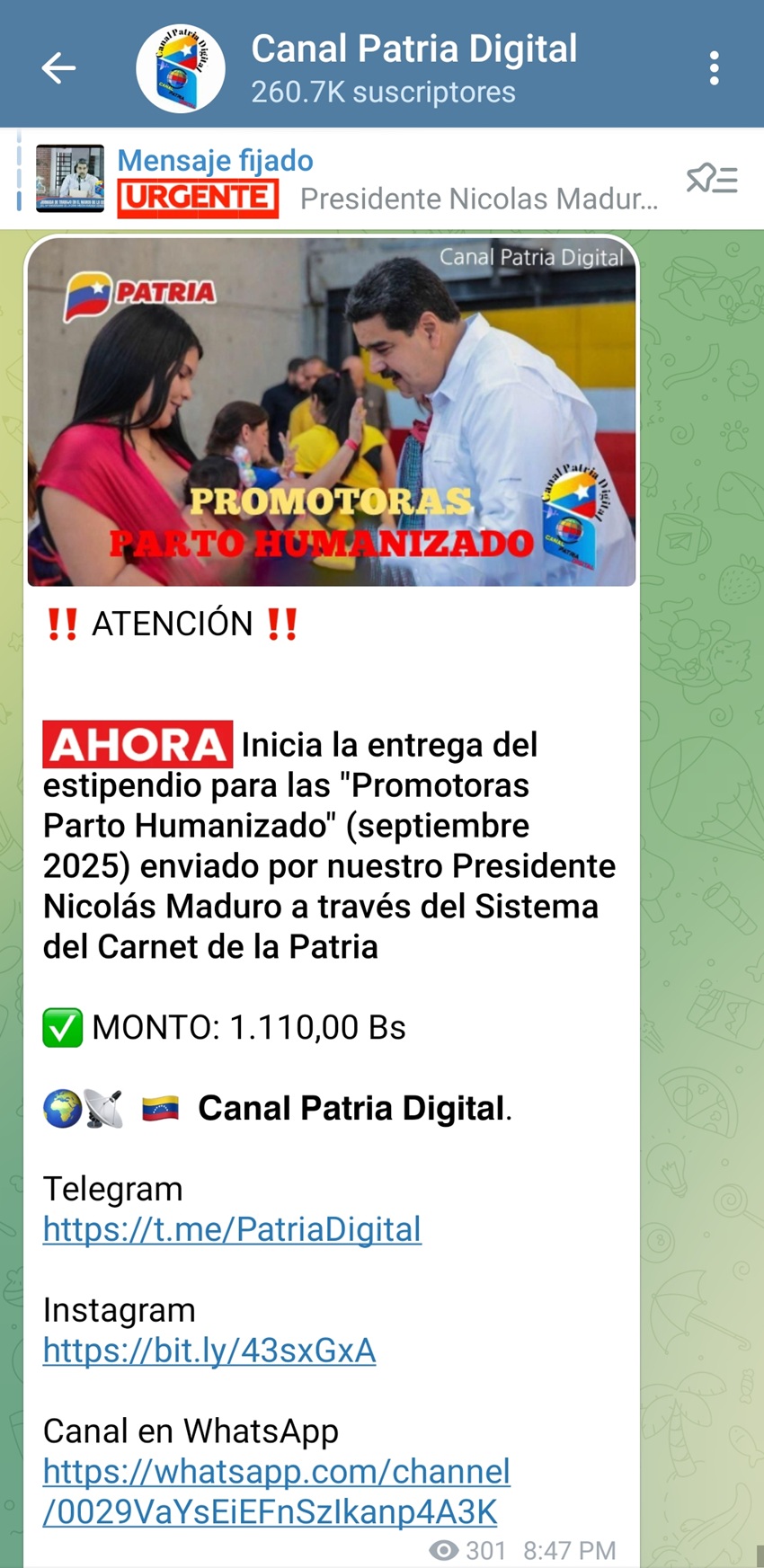 Pagan bono «Beca Enseñanza Media» y estipendio «Promotoras Parto Humanizado» de septiembre (+montos)