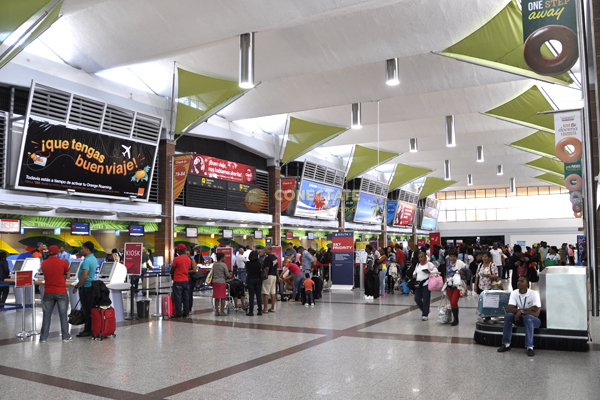 Un apagón afectó las operaciones del Aeropuerto Internacional de las Américas de Santo Domingo