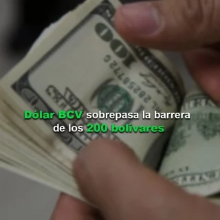 Dólar BCV sobrepasa la barrera de los Bs.200 para ubicarse en Bs.201,47 este jueves 16 de octubre