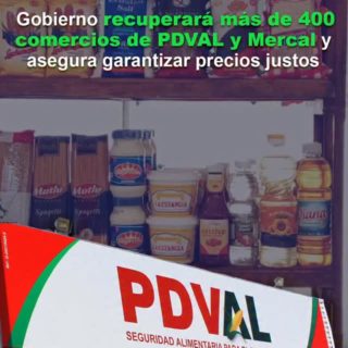 Recuperarán 416 comercios de PDVAL y Mercal en 2026: Garantizarán «el acceso a productos a precios justos»
