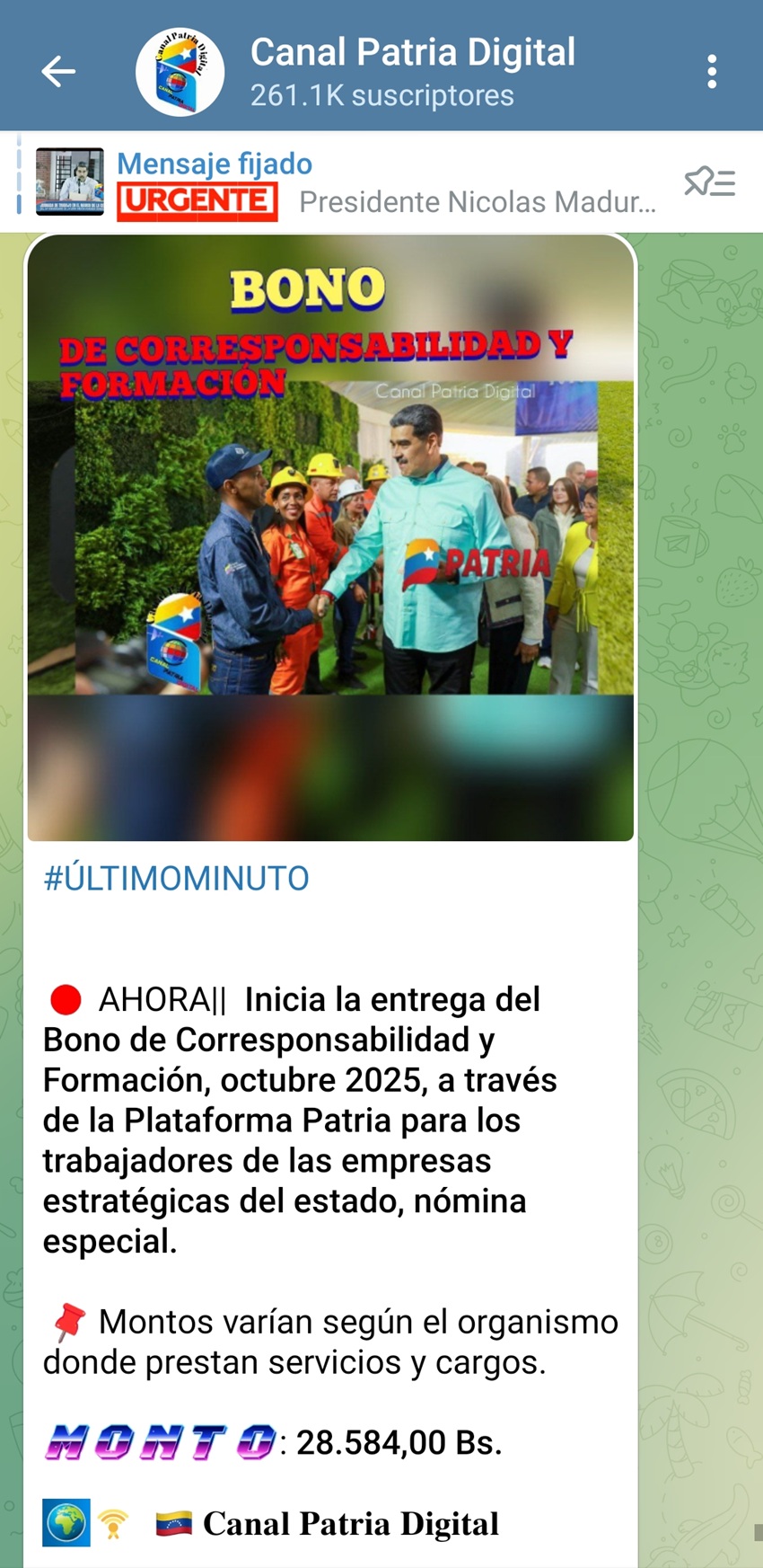 Incrementó 33%: Pagan bono «Corresponsabilidad y Formación» a trabajadores de empresas estratégicas