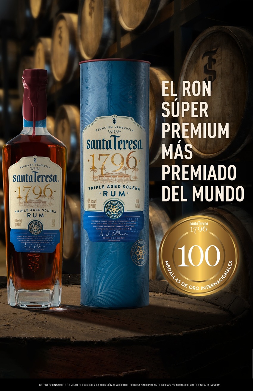 100 medallas de oro para Santa Teresa 1796: El sabor que el mundo premia