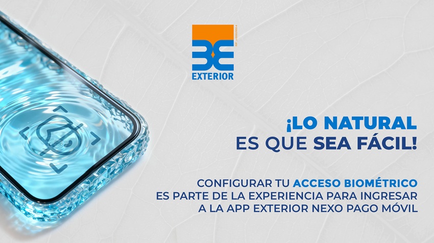 Banco Exterior lanza la nueva versión de Exterior NEXO pago móvil con Biometría