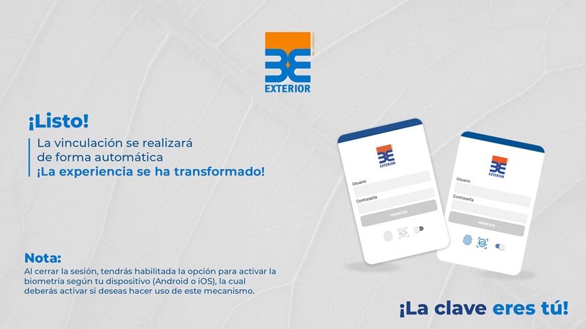 Banco Exterior lanza la nueva versión de Exterior NEXO pago móvil con Biometría