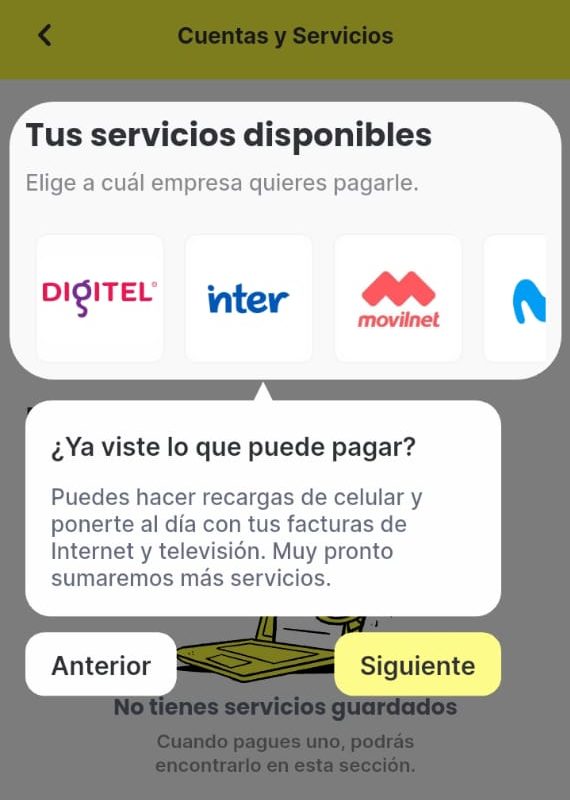 Cashea habilita pago de servicios a través de su app