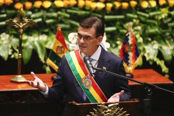Rodrigo Paz asume como presidente de Bolivia: afirmó que el país sufre escasez energética