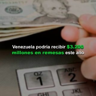 Una disminución del 15%: Venezuela podría recibir US$ 3.200 millones en remesas este año