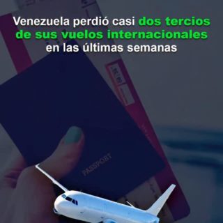 #Análisis: Venezuela perdió casi dos tercios de sus vuelos internacionales en las últimas dos semanas
