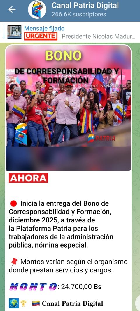 Pagan Bono de Corresponsabilidad y Formación de diciembre a trabajadores de la administración pública