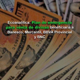 Econ. Grisanti: Implementan plan de emergencia para venta de divisas al sector privado