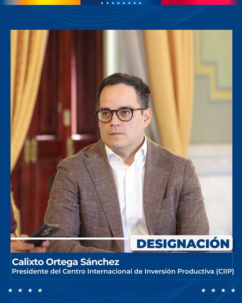 Delcy Rodr&iacute;guez design&oacute; a Calixto Ortega como presidente del CIIP y a Nuramy Guti&eacute;rrez como ministra de Salud