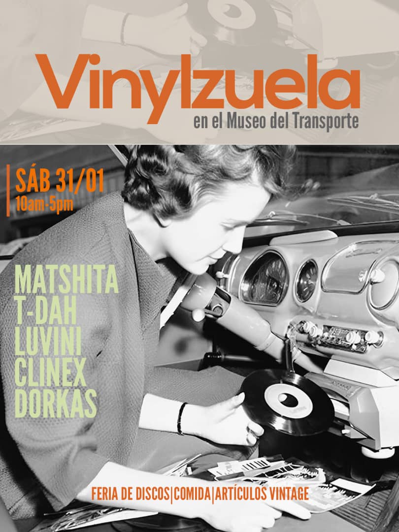 El vinilo resurge y Vinylzuela abre como su nueva residencia desde este s&aacute;bado en el Museo del Transporte