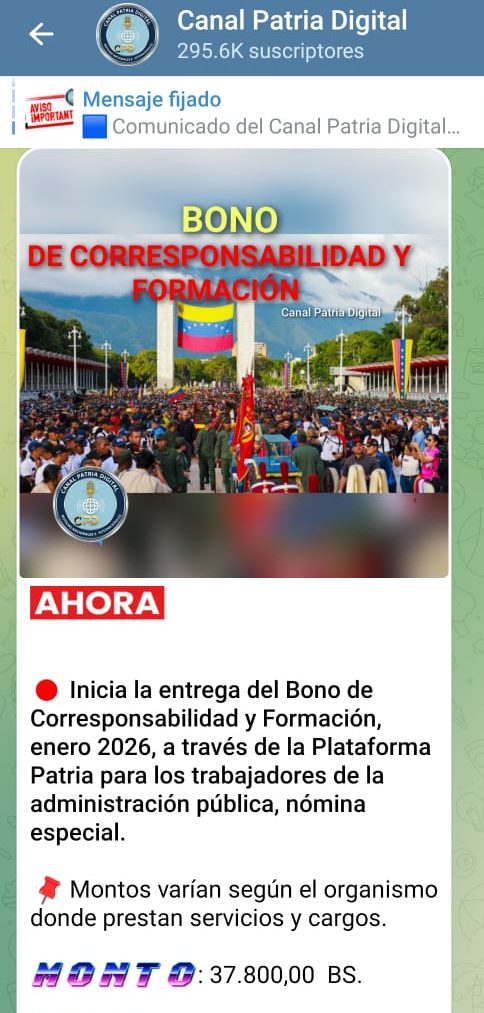 Pagan Bono de Corresponsabilidad y Formación de enero a trabajadores de la administración pública (+Detalles)