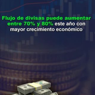 Flujo de divisas puede aumentar entre 70% y 80% este año con mayor crecimiento económico