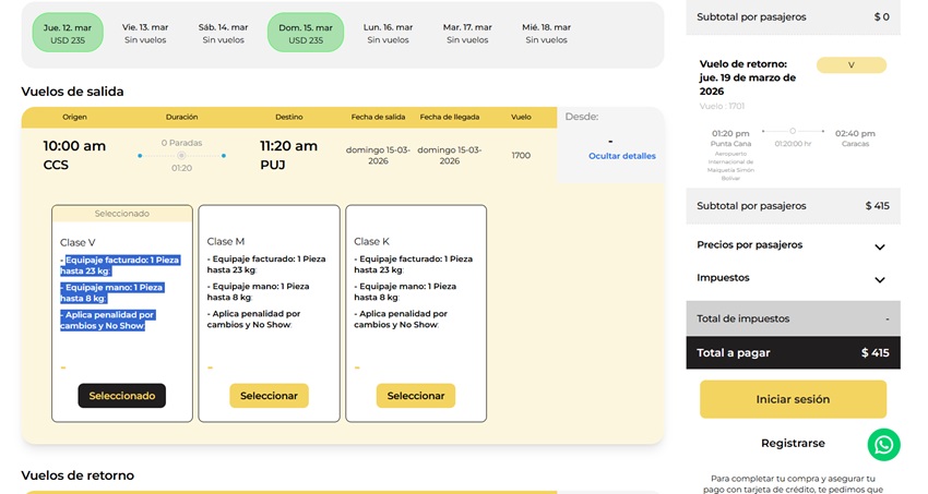 Volará 2 veces a la semana: Rutaca Airlines conectará a Caracas con Punta Cana a partir del #12Mar (+detalles)