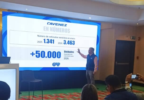 Subieron m&aacute;s de 158% en enero: Cavenez estima ventas de m&aacute;s de 50.000 veh&iacute;culos en 2026