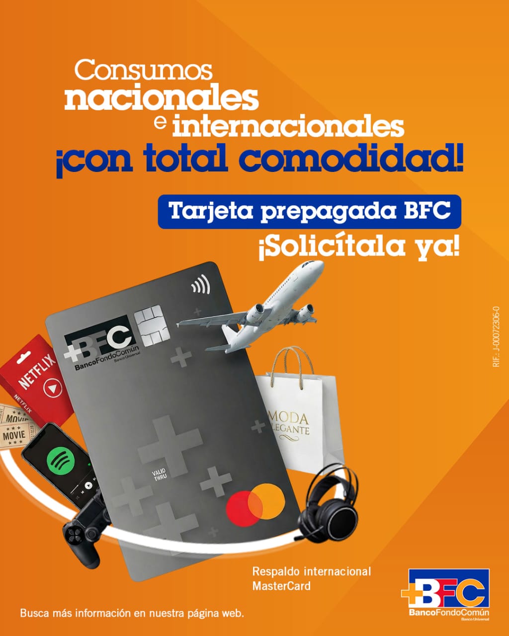 BFC supera las fronteras digitales ahora con el lanzamiento de su nueva Tarjeta Prepagada BFC