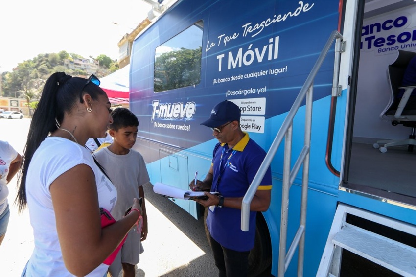 Banco del Tesoro llega al Boulevard de Naiguatá con el T- mueve