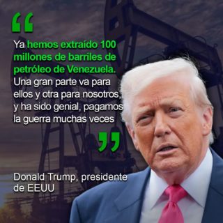 Trump anuncia extracción de 100 millones de barriles de petróleo: “Venezuela fue increíble”