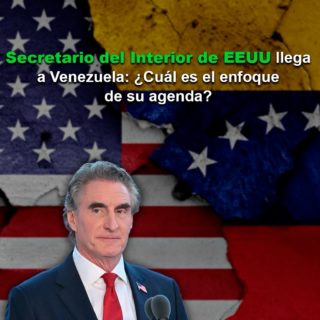 Secretario del Interior de EEUU llega a Venezuela para acelerar planes de expansión petrolera y minera