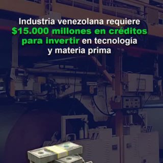 Industria requiere US$ 15.000 millones en créditos para invertir en tecnología y en materia prima