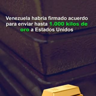 Axios: Trafigura y Minerven habrían firmado acuerdo multimillonario para vender hasta 1.000 kilos de oro