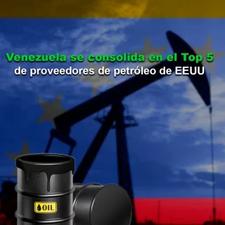#Datos: Venezuela se consolida en el Top 5 de proveedores de petróleo de EEUU