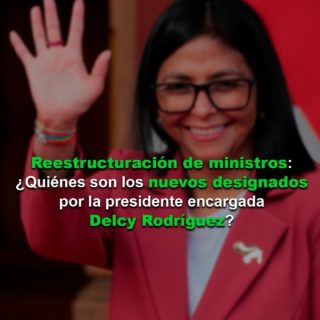 Avanza la reestructuración: Presidenta (e) designa nuevos ministros de Energía Eléctrica y Vivienda