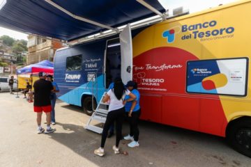 Banco del Tesoro llega al Boulevard de Naiguat&aacute; con el T- mueve