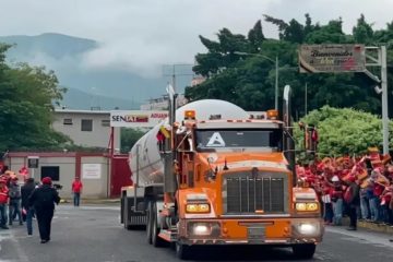 Cuatro camiones cisternas cargados con gas licuado de petr&oacute;leo llegaron a Colombia desde Venezuela