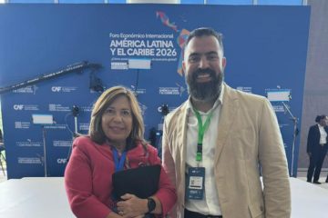Gerson G&oacute;mez y Ridery presentes en Foro Econ&oacute;mico Internacional de CAF en Panam&aacute;