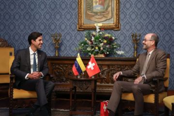 Suiza y Venezuela eval&uacute;an oportunidades de inversi&oacute;n e intercambio comercial