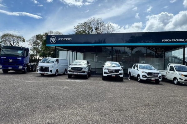 Con nueva sede en T&aacute;chira Foton ampl&iacute;a su red a 12 concesionarios y dos puntos de venta