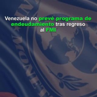 Delcy Rodríguez afirma que Venezuela no prevé un programa de endeudamiento tras regreso al FMI