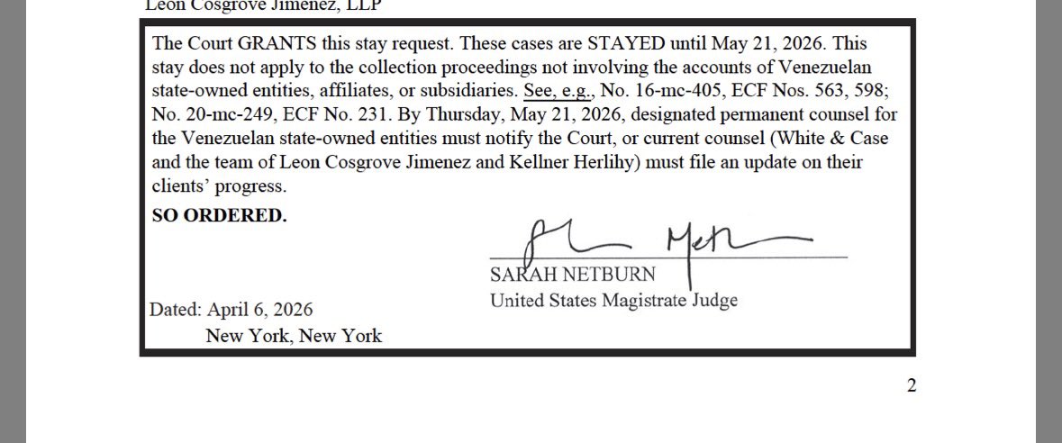 Gobierno y oposición coordinarán defensa de los activos de Venezuela en Estados Unidos