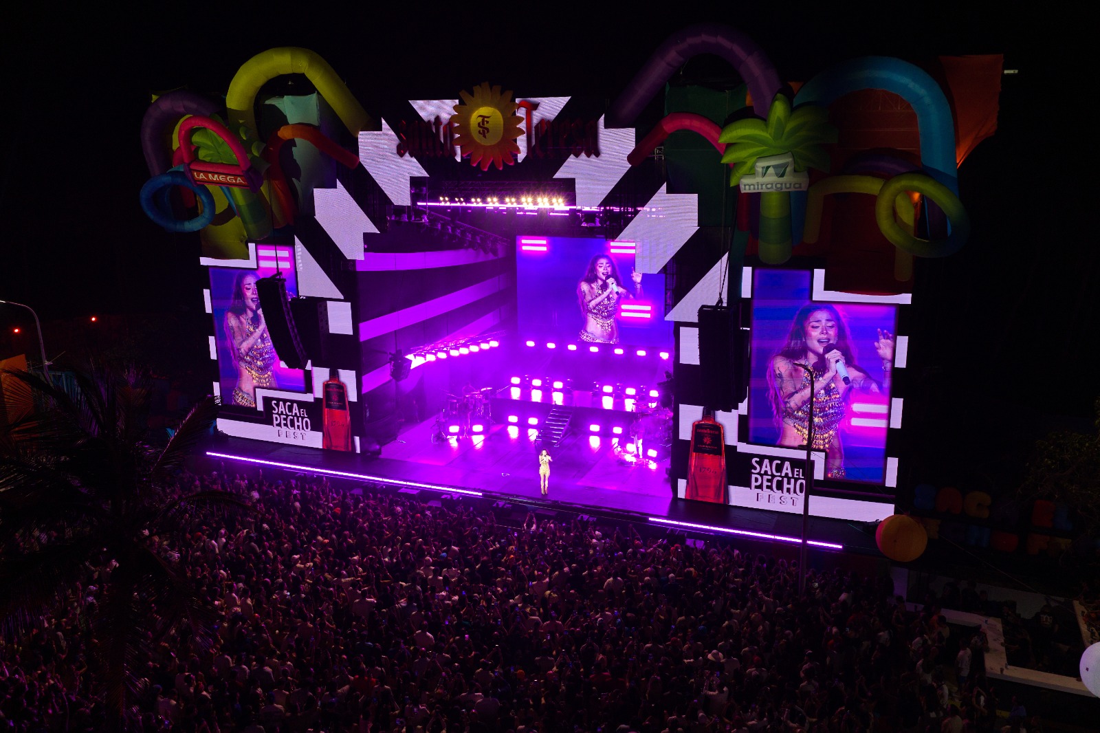 Saca el Pecho Fest con La Mega en Miragua movió más de 10.000 personas en Semana Santa