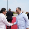 Canciller de Venezuela despide al presidente Petro tras &laquo;exitosa reuni&oacute;n&raquo; con Rodr&iacute;guez