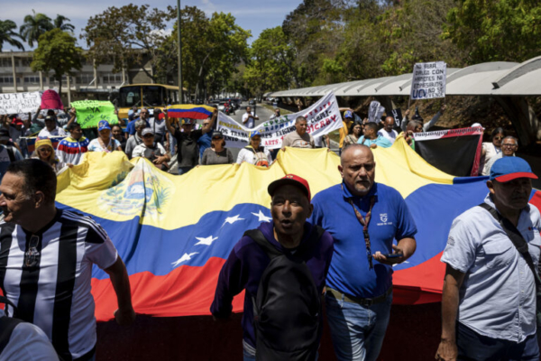 Liberados cinco detenidos durante marcha de trabajadores y pensionados