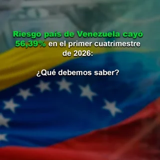 Riesgo país de Venezuela cayó 56,39% en el primer cuatrimestre de 2026 hasta 5.557 puntos