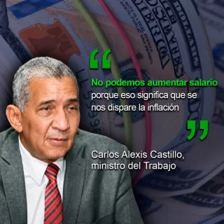 Ministro del Trabajo descarta sustitución permanente del salario formal por bonos