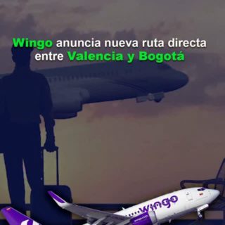 Wingo anuncia nueva ruta directa entre Valencia y Bogotá