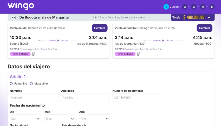 Volar&aacute; a partir del #27Jun: Wingo inici&oacute; la comercializaci&oacute;n de su vuelo entre Bogot&aacute; y Porlamar (+precio)