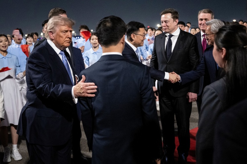 Abrir el mercado chino a negocios de EEUU: Trump llegó a China con Elon ...