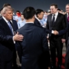 Abrir el mercado chino a negocios de EEUU: Trump lleg&oacute; a China con Elon Musk, Tim Cook y Jensen Huang