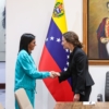 Exploraron avances econ&oacute;micos de Venezuela: Delcy Rodr&iacute;guez se re&uacute;ne con autoridades del Banco Mundial