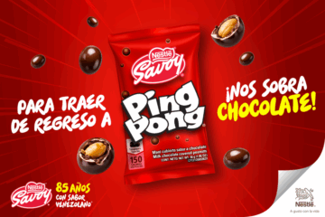 Savoy celebra sus 85 a&ntilde;os con el regreso al mercado de la ic&oacute;nica golosina Ping Pong