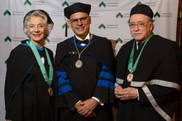 UMA confiere sus primeros doctorados honoris causa a Christine de Marcellus de Vollmer y a Rafael Tom&aacute;s Caldera Pietri