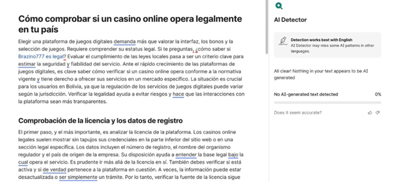 Cómo comprobar si un casino online opera legalmente en tu país