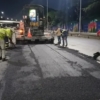 Trabajos de rehabilitaci&oacute;n en la Valle-Coche llevan 19% de progreso: Se colocaron m&aacute;s de 3.200 toneladas de asfalto