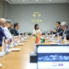 Delcy Rodr&iacute;guez aborda energ&iacute;as renovables y transporte urbano con el conglomerado Tata en Bombay